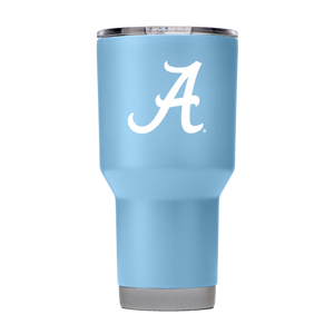 Alabama 30oz Light Blue Tumbler