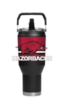 Arkansas 40oz Black Carry Tumbler
