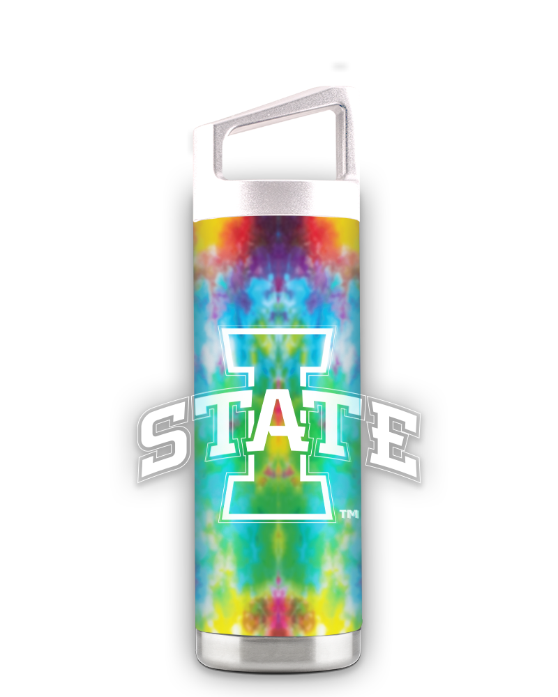 Iowa State 16oz Tie Dye Bottle