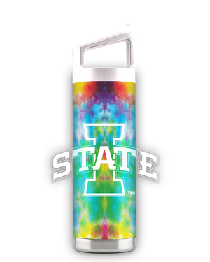 Iowa State 16oz Tie Dye Bottle