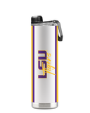 LSU 22oz White Bottle