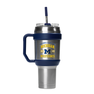 Michigan 40oz Stainless Steel Tumbler - 2023 National Champs