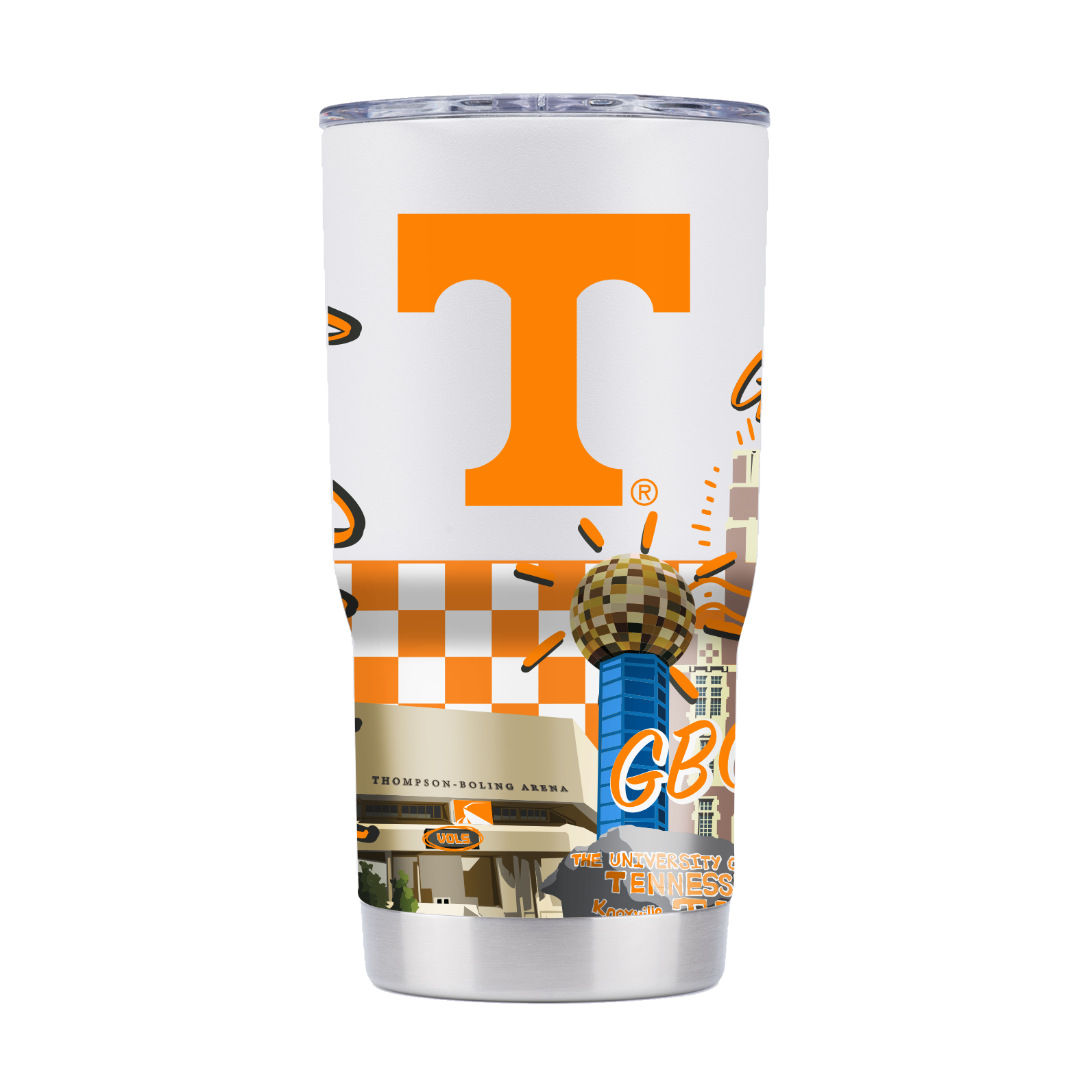 Tennessee 20oz Campus Icons Tumbler