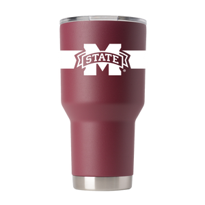 Mississippi State 30oz Maroon Stainless Steel Tumbler