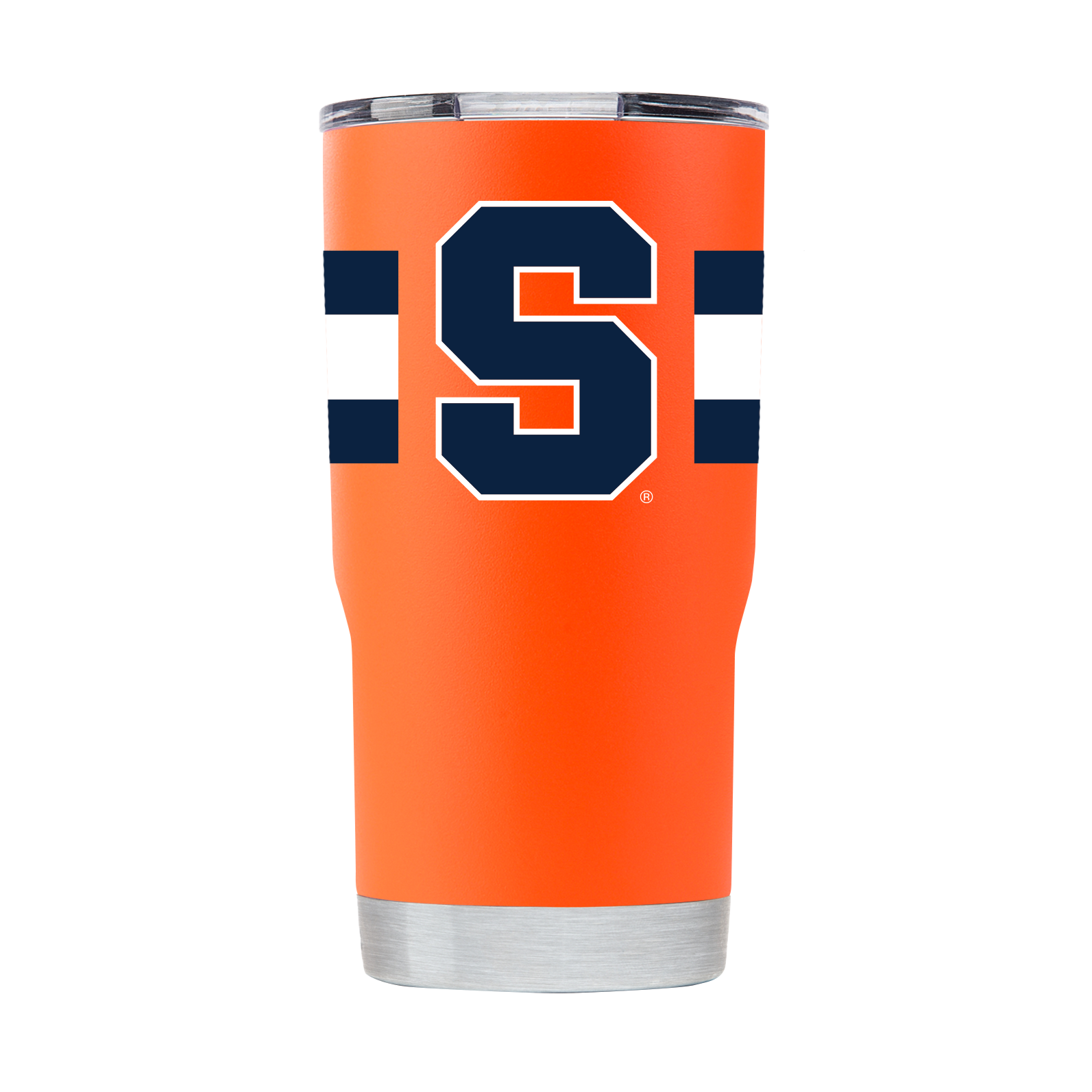 Syracuse 20oz Orange Tumbler w- Stripes