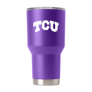TCU 30oz Purple Tumbler