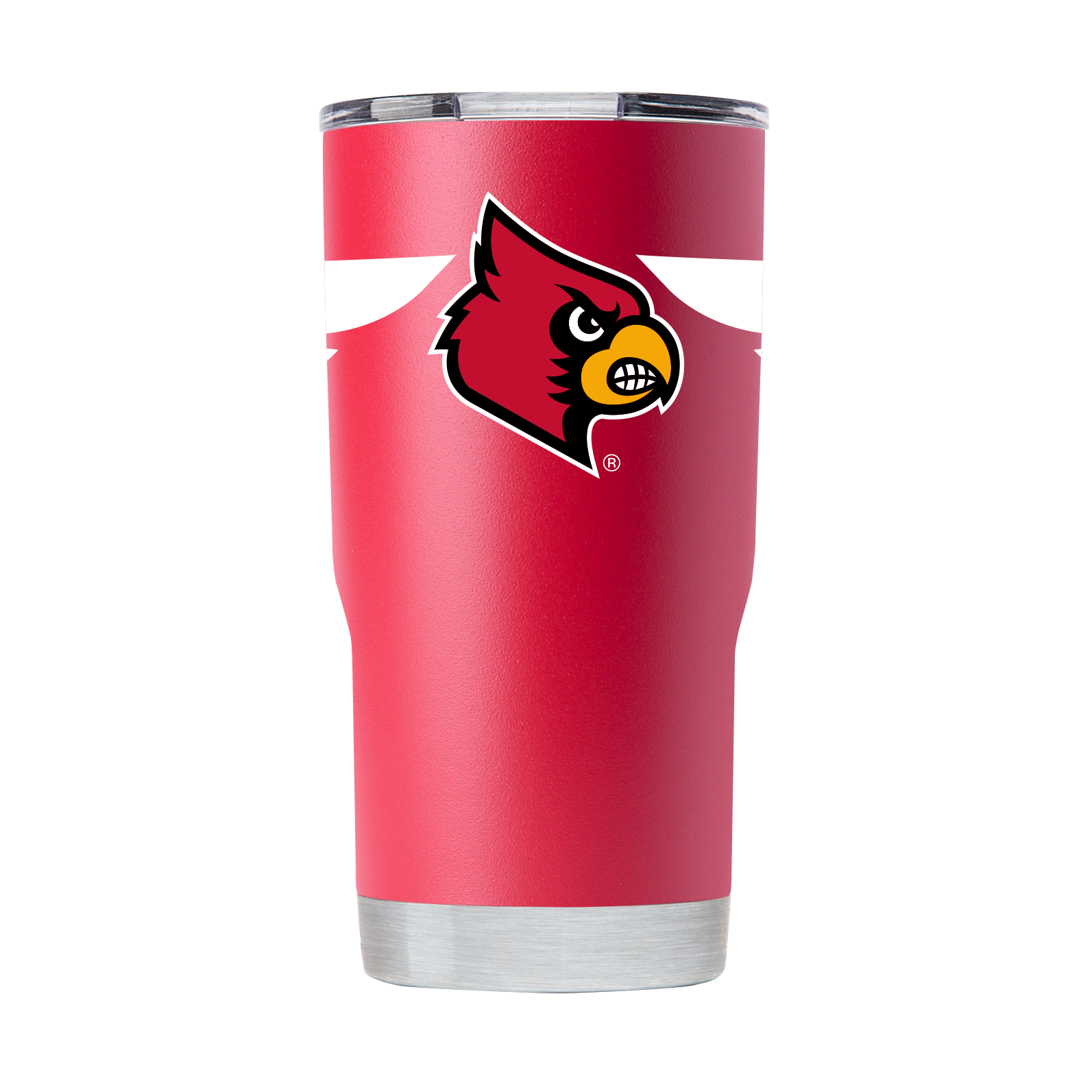 Louisville 20oz Striped Red Stainless Steel Tumbler