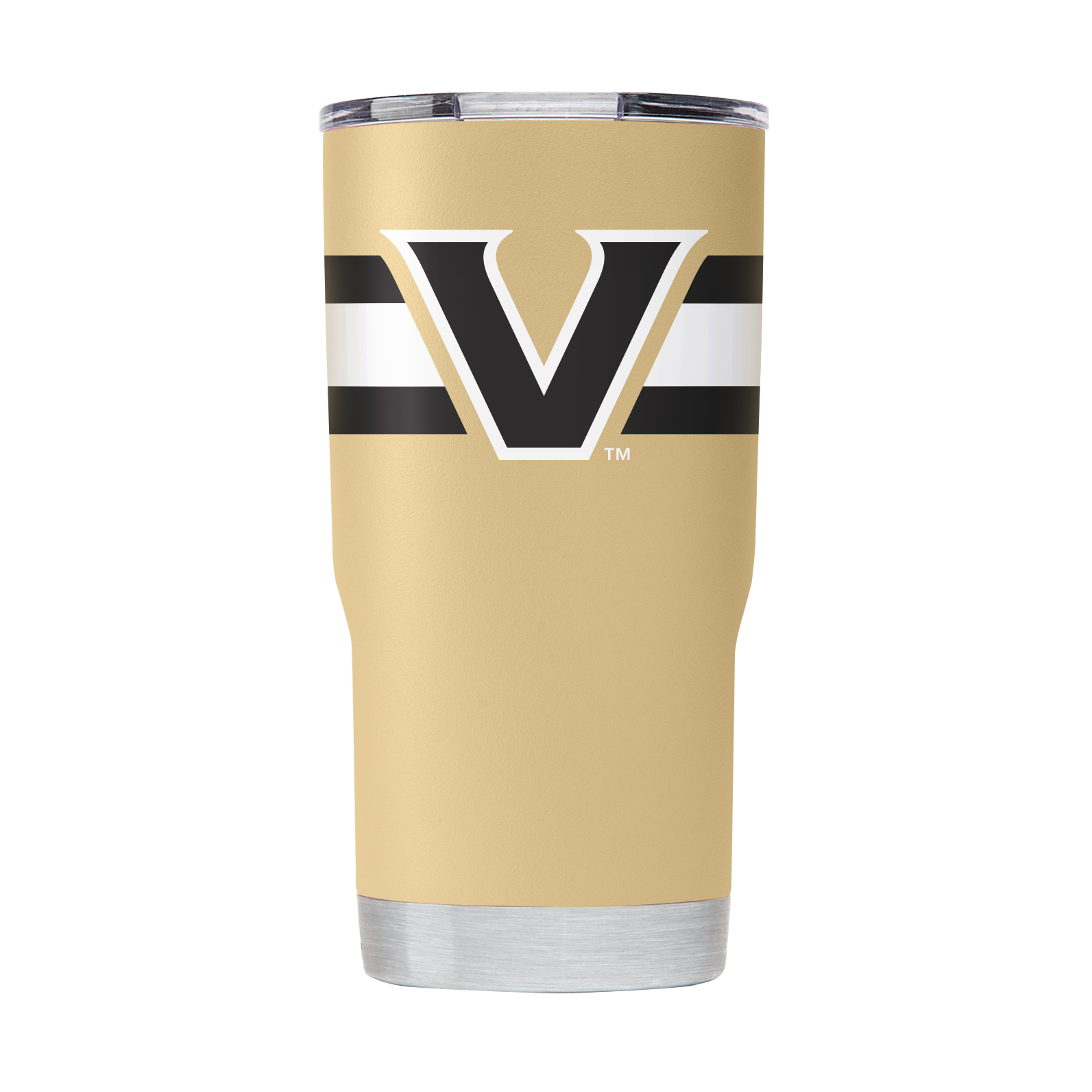 Vanderbilt 20oz Gold Stripes Tumbler