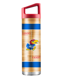 Kansas 22oz Basketball Court Bottle