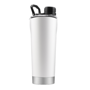 Classic 20oz White Stainless Steel Shaker