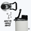 Black Bottle Spout Lid