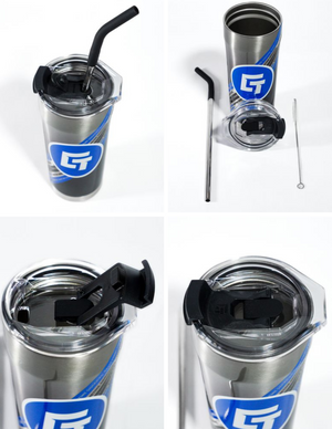 Classic Stainless Steel Straw Tumbler