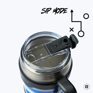 a close up of a can with a clip on it