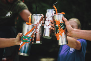 Classic Golf Ball Straw Tumbler