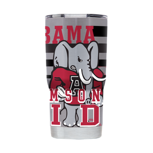 Alabama 20oz College Vault Stainless Steel Tumbler