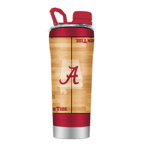 Alabama Basketball Court Stainless Steel Shaker