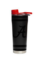 Alabama Matte Black Stainless Steel Shaker Bottle