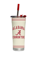 Alabama Cream ProGloss Straw Tumbler