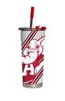 Alabama College Vault Splatter Straw Tumbler