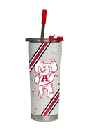 Alabama College Vault Splatter Straw Tumbler