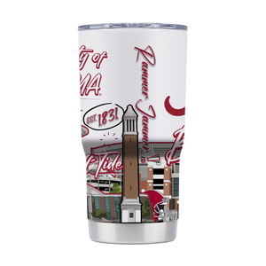 Alabama 20oz Campus Icons Tumbler