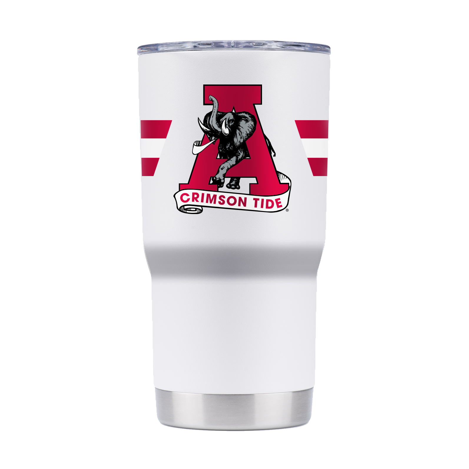 Alabama 20oz College Vault White Tumbler