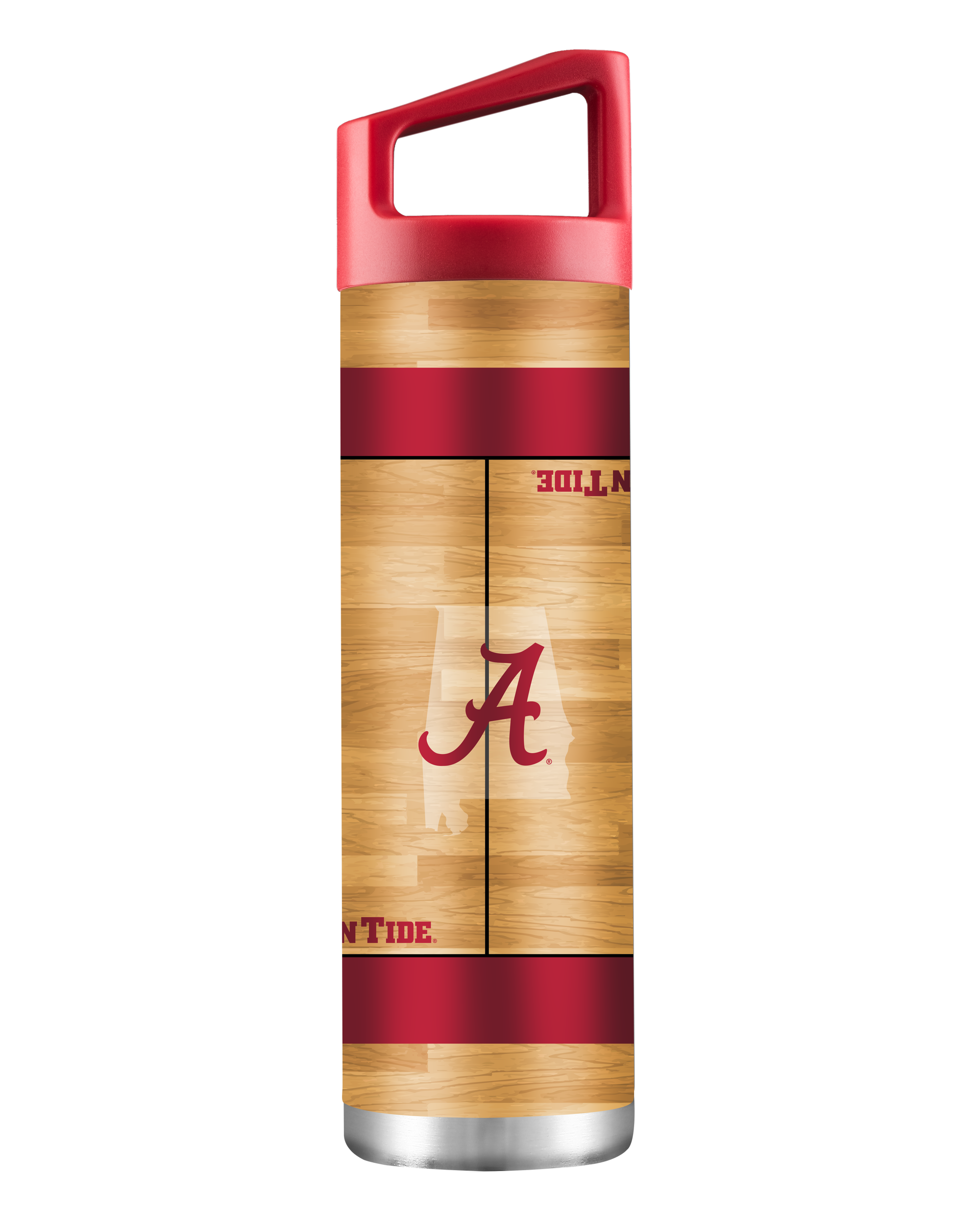 Alabama 22oz Basketball Court Bottle