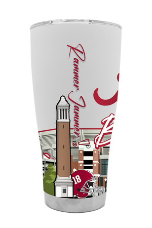 Alabama 30oz Campus Icons Tumbler