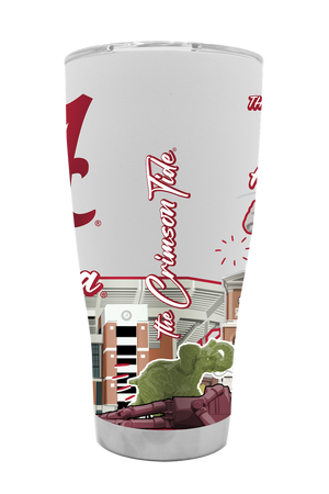 Alabama 30oz Campus Icons Tumbler