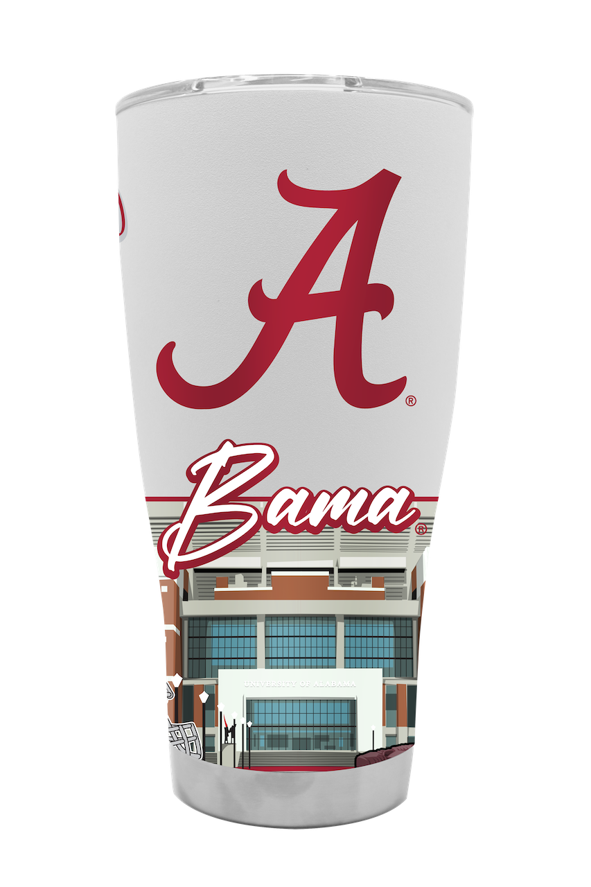 Alabama 30oz Campus Icons Tumbler