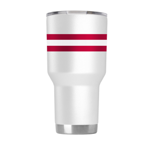 Alabama 30oz College Vault White Tumbler