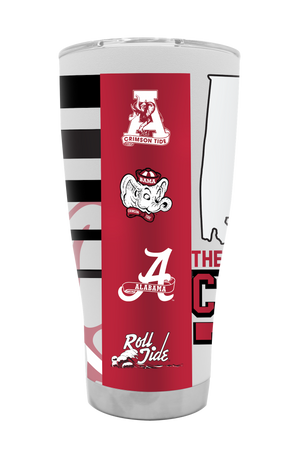 Alabama 30oz College Vault Tumbler