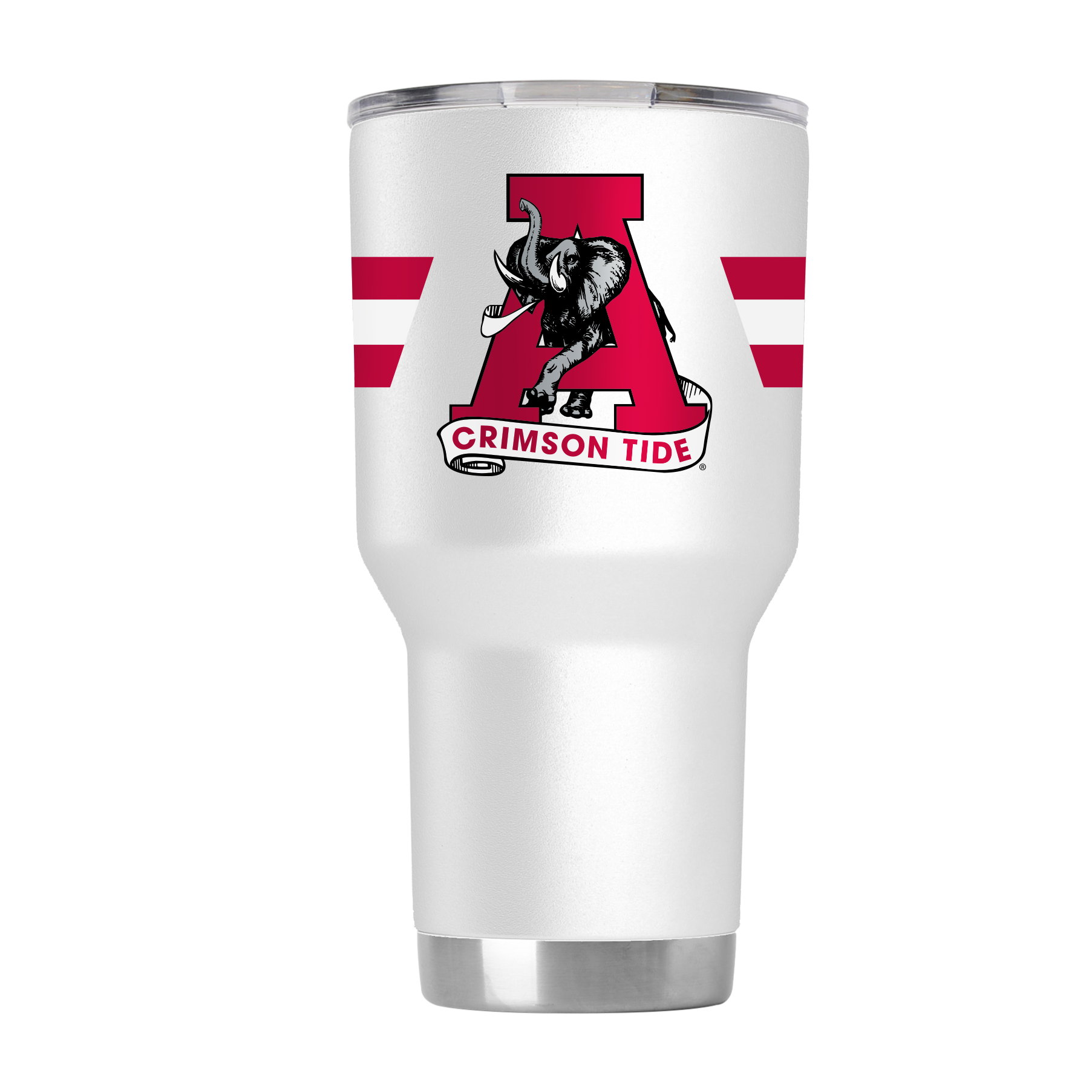 Alabama 30oz College Vault White Tumbler