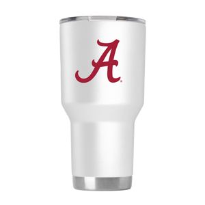 Alabama 30oz White Tumbler