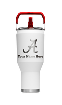 Alabama 40oz Personalized Laser Etched Carry Tumbler