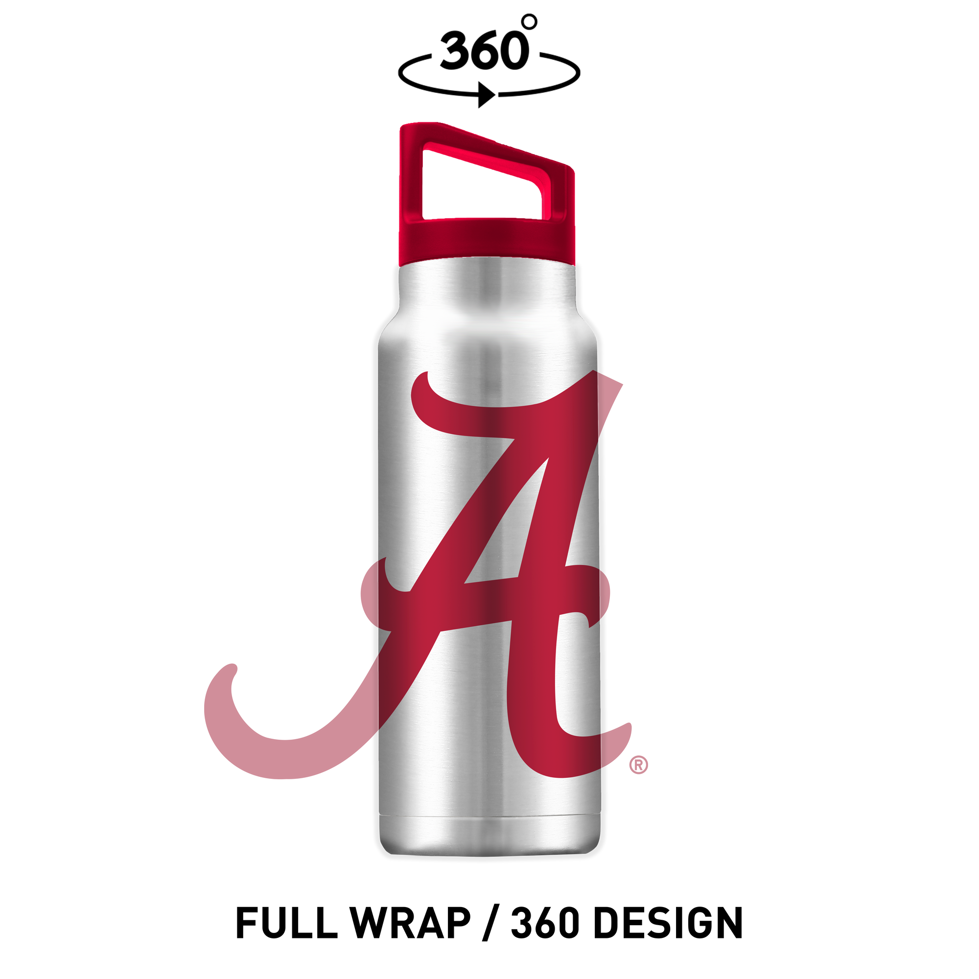 Alabama 40oz Stainless Steel Bottle
