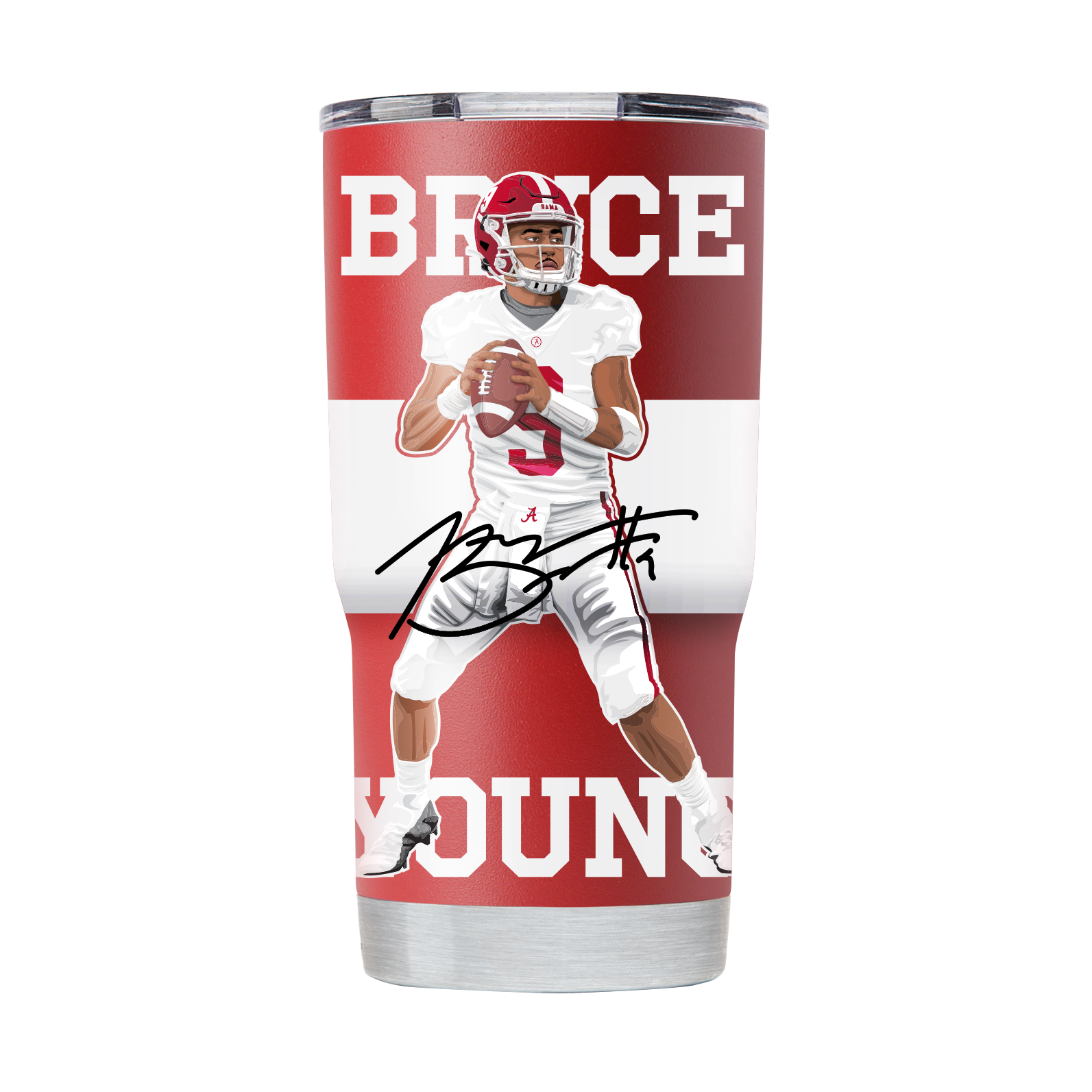 Bryce Young 20oz Crimson Tumbler