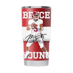 Bryce Young 20oz Crimson Tumbler