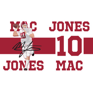 Mac Jones 20oz White Tumbler