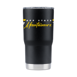 Appalachian State 20oz Black Script Tumbler