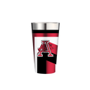 Arkansas "College Vault" 16oz Stainless Pint