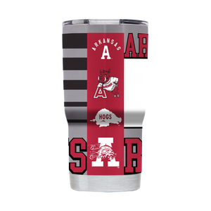 Arkansas 20oz College Vault Tumbler