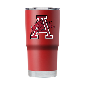 Arkansas 20oz College Vault "Block A" Tumbler