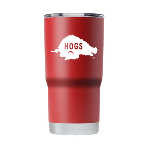 Arkansas 20oz College Vault "Hogs" Tumbler