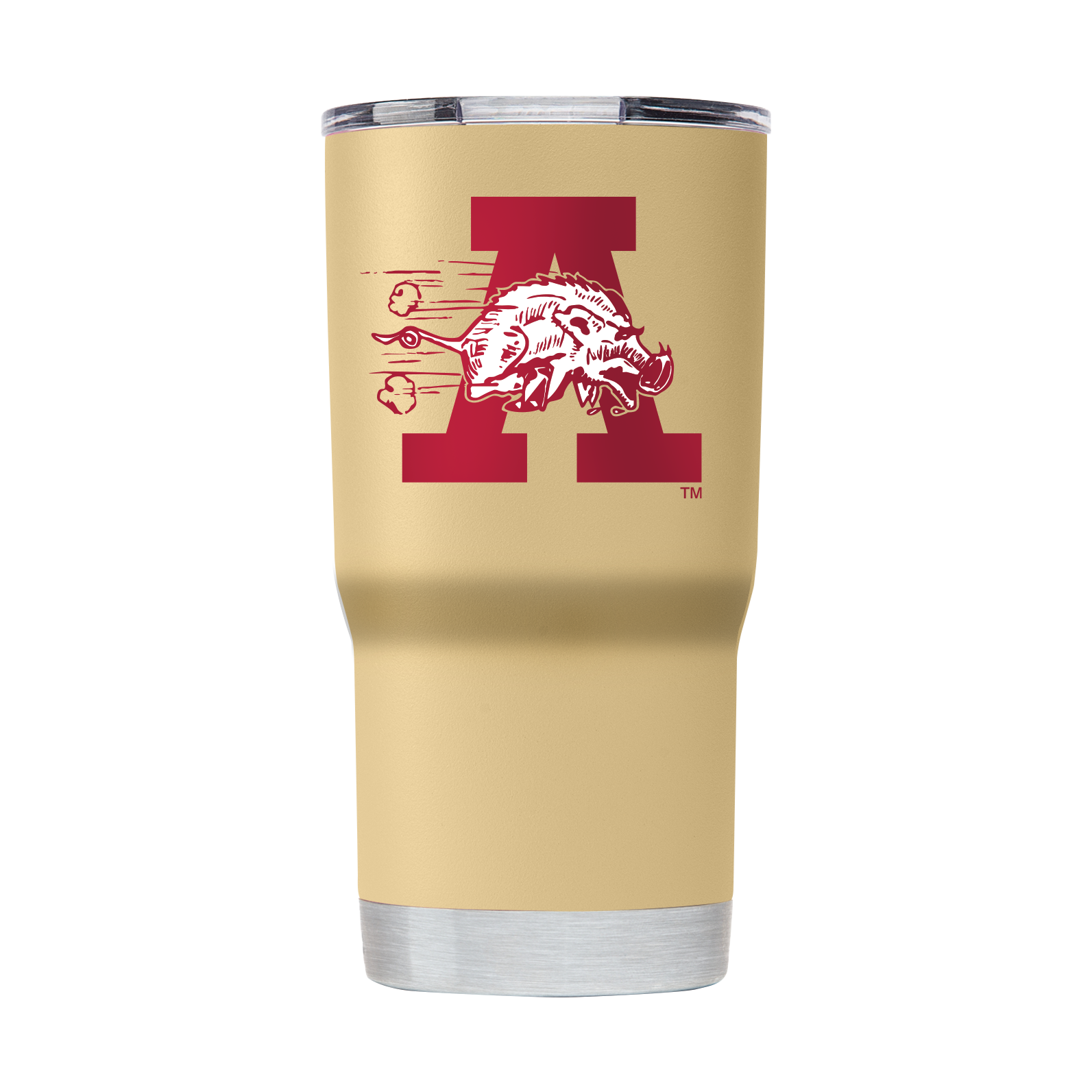 Arkansas 20oz College Vault Gold Tumbler