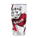 Arkansas College Vault Splatter 20oz Tumbler