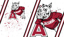 Arkansas College Vault Splatter 20oz Tumbler