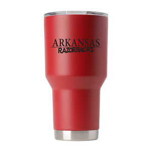 Arkansas 30oz College Vault "Razorback" Tumbler