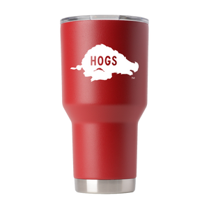 Arkansas 30oz College Vault "Hogs" Tumbler