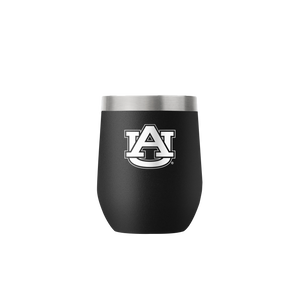 Auburn 12oz Stemless Black Tumbler